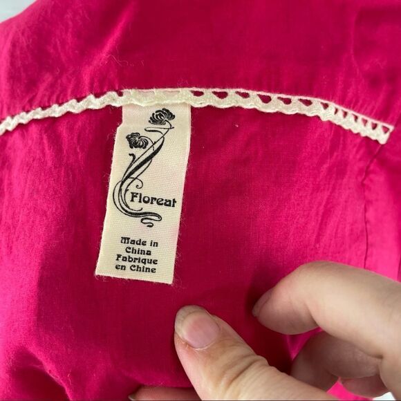 Anthropologie Floreat Sweet As Pit Button Down Fit & Flare Dress - Picture 9 of 12